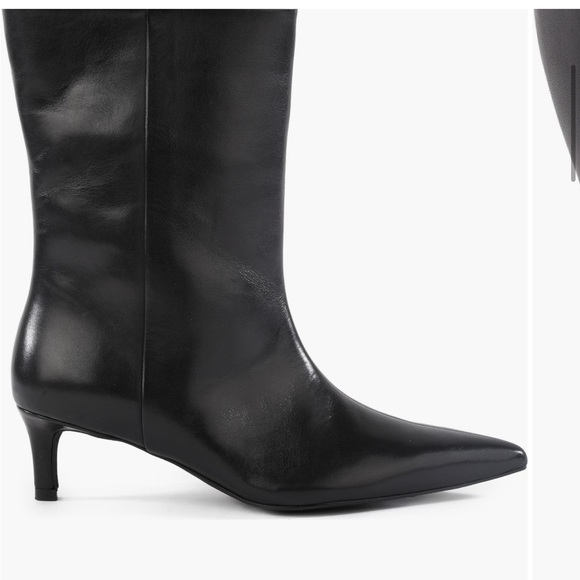 Seychelles Shoes - Seychelles “Game Changer” Pointed Toe Kitten Heel Boots (Black)